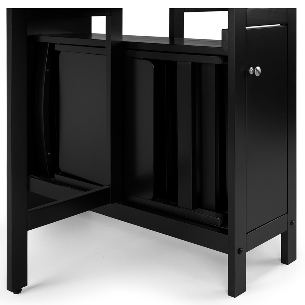 Julian Bowen Savoy Black 4 Seater Dining Set Image 8