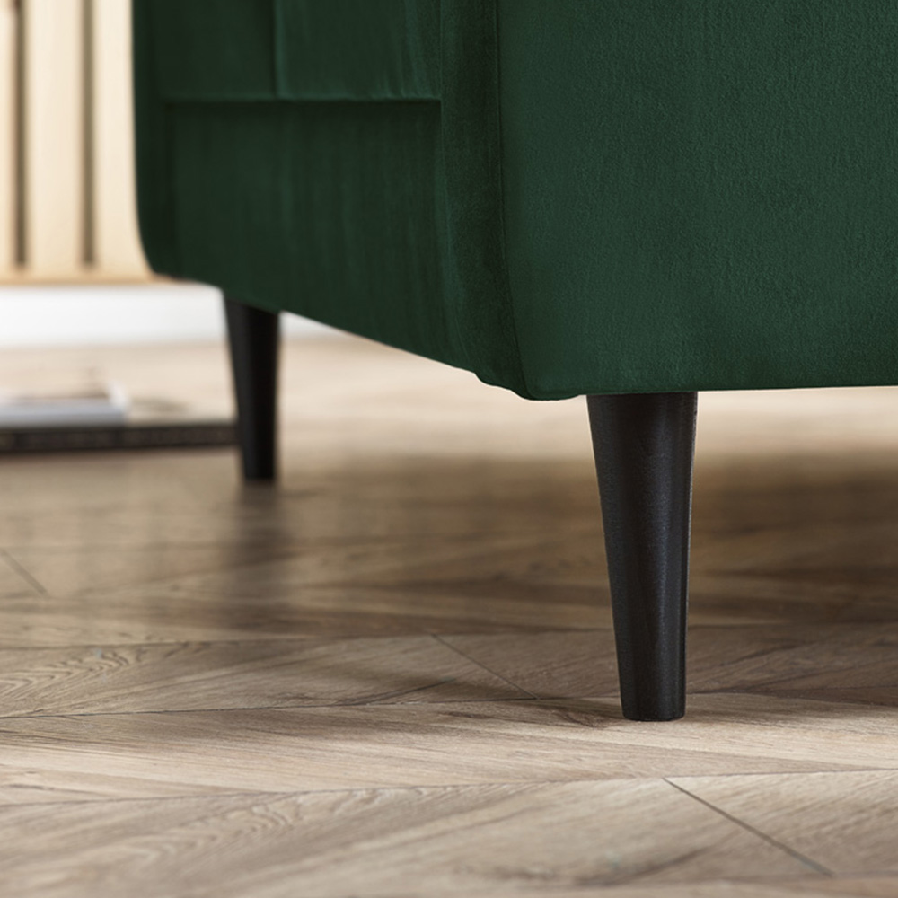 Furniturebox Josie 2 Seater Emerald Green Velvet Sofa Image 3