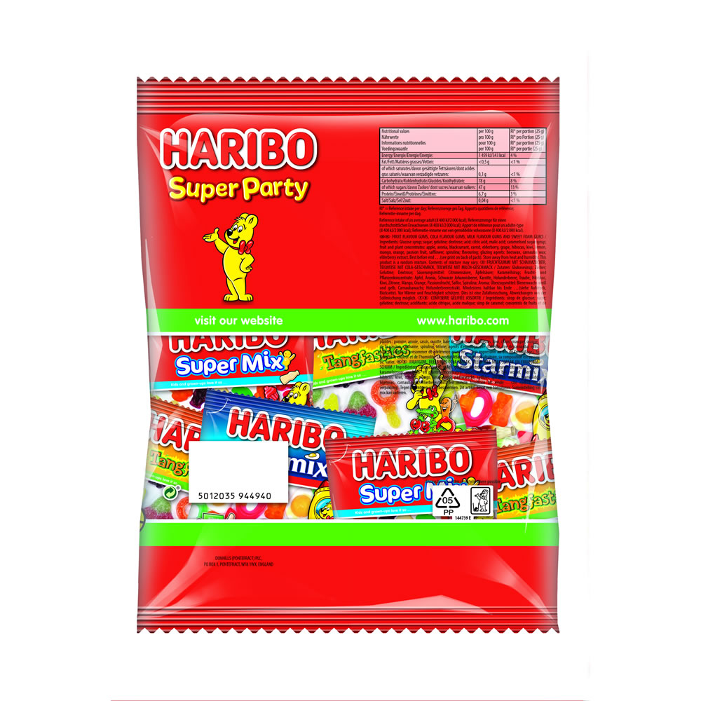 Haribo Super Party Minis Multipack 176g Image 2