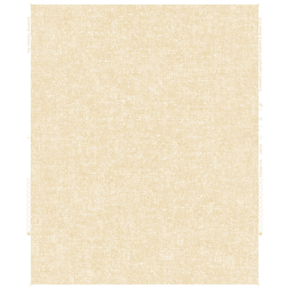 Wilko Wallpaper Linen Texture Yellow Image 1