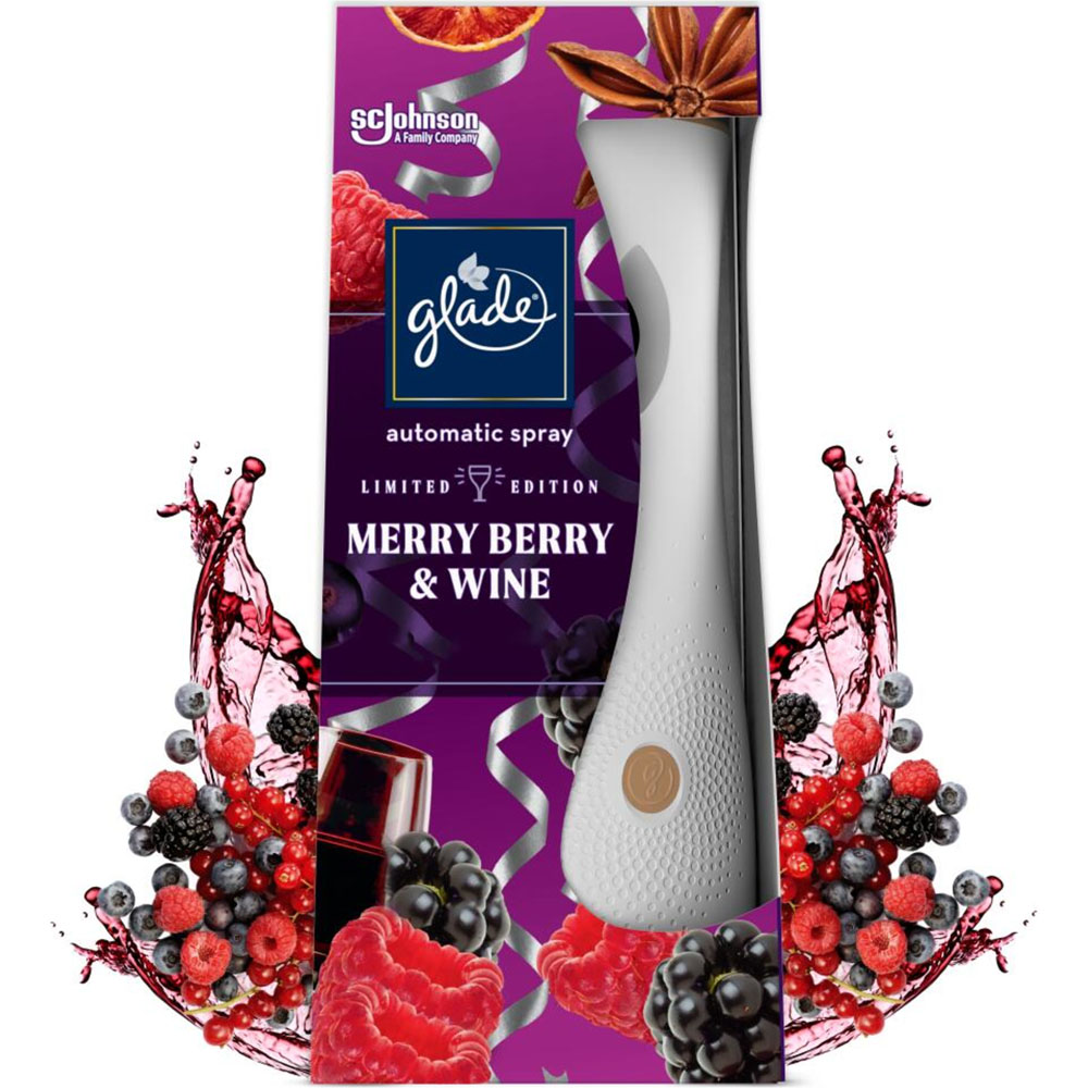 Glade Large Merry Berry and Wine Automatic Air Freshener 269ml Image 2