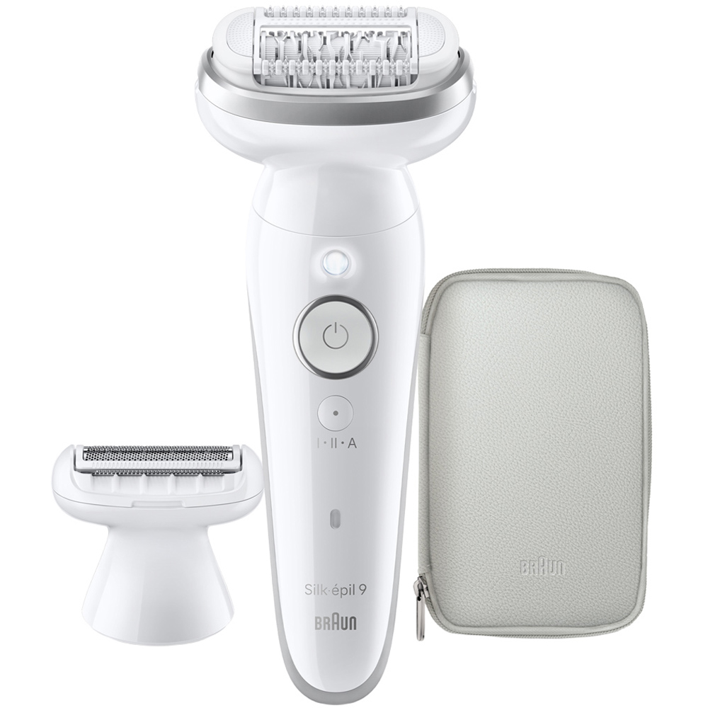 Braun Silk-épil 9 Silver Cordless Wet and Dry Hair Removal Epilator Image 2