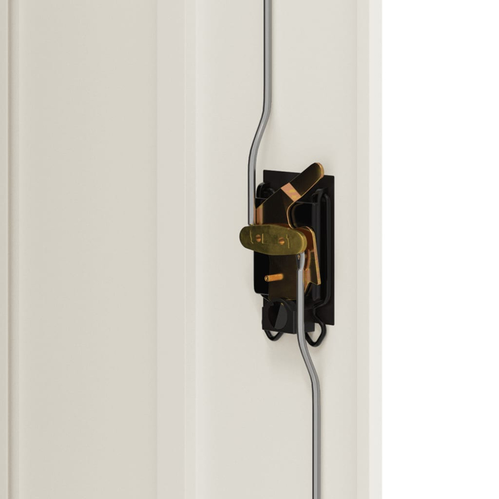 vidaXL 2 Door White Metal Lockable File Cabinet Image 8