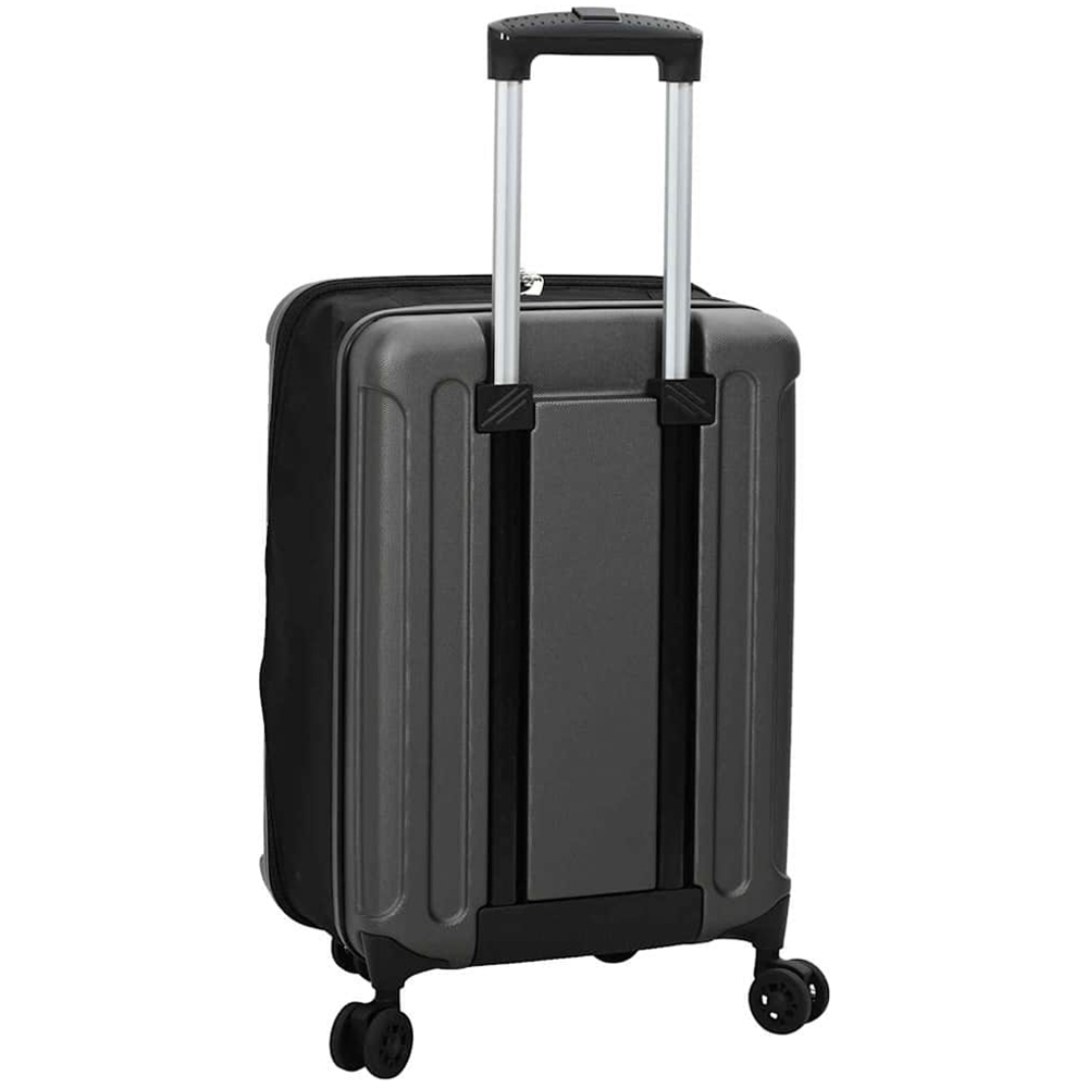 vidaXL 20 inch Grey Rectangular Travel Bag Image 5
