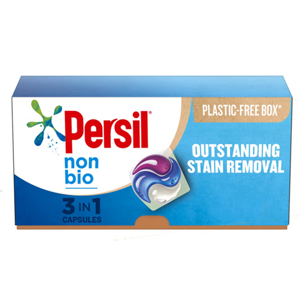Persil Non Bio 3 in 1 Laundry Washing Capsules 15 Washes Image 1