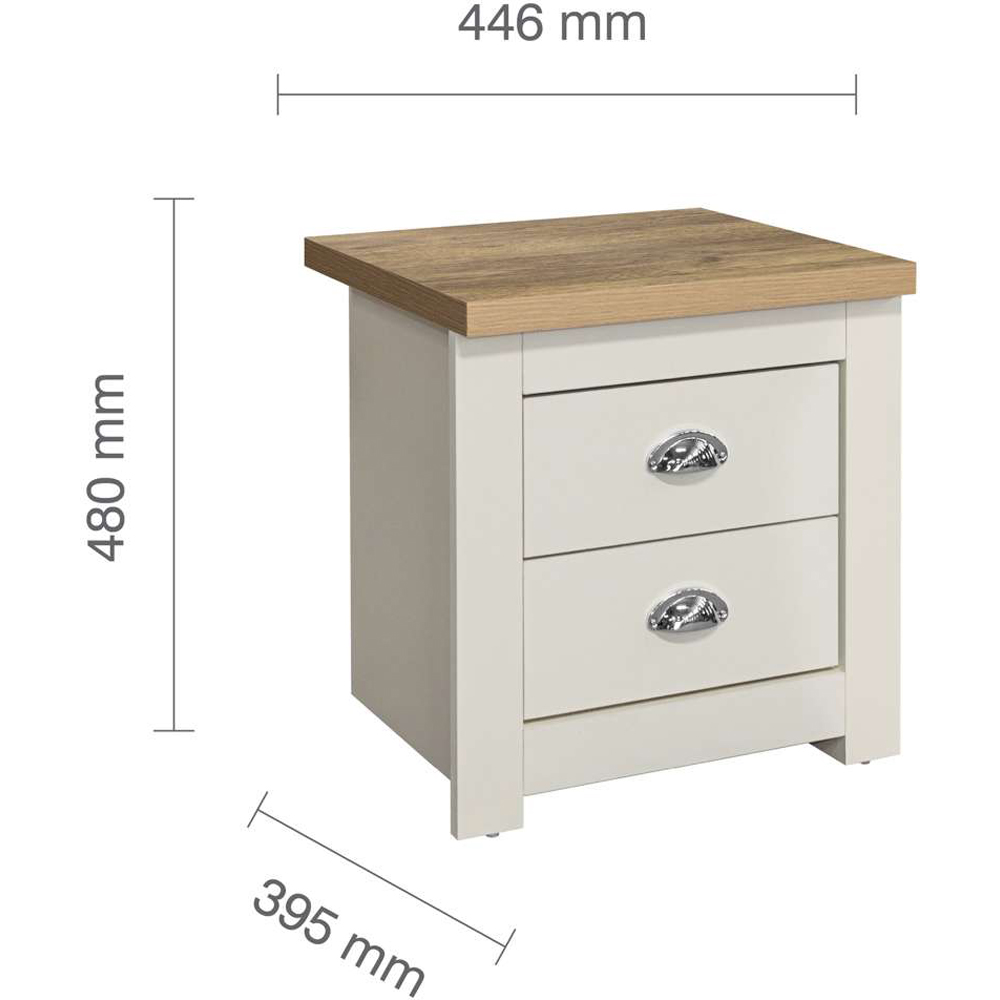 Birlea Highgate Cream 4 Piece Bedroom Furniture Set Image 8
