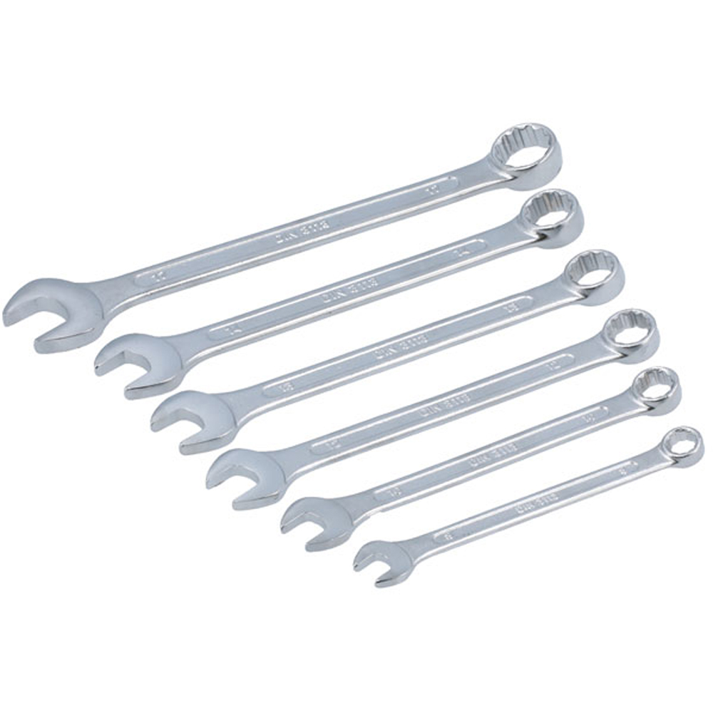 Laser 156 6 Piece Combination Spanner Set 8 to 17mm Image 2