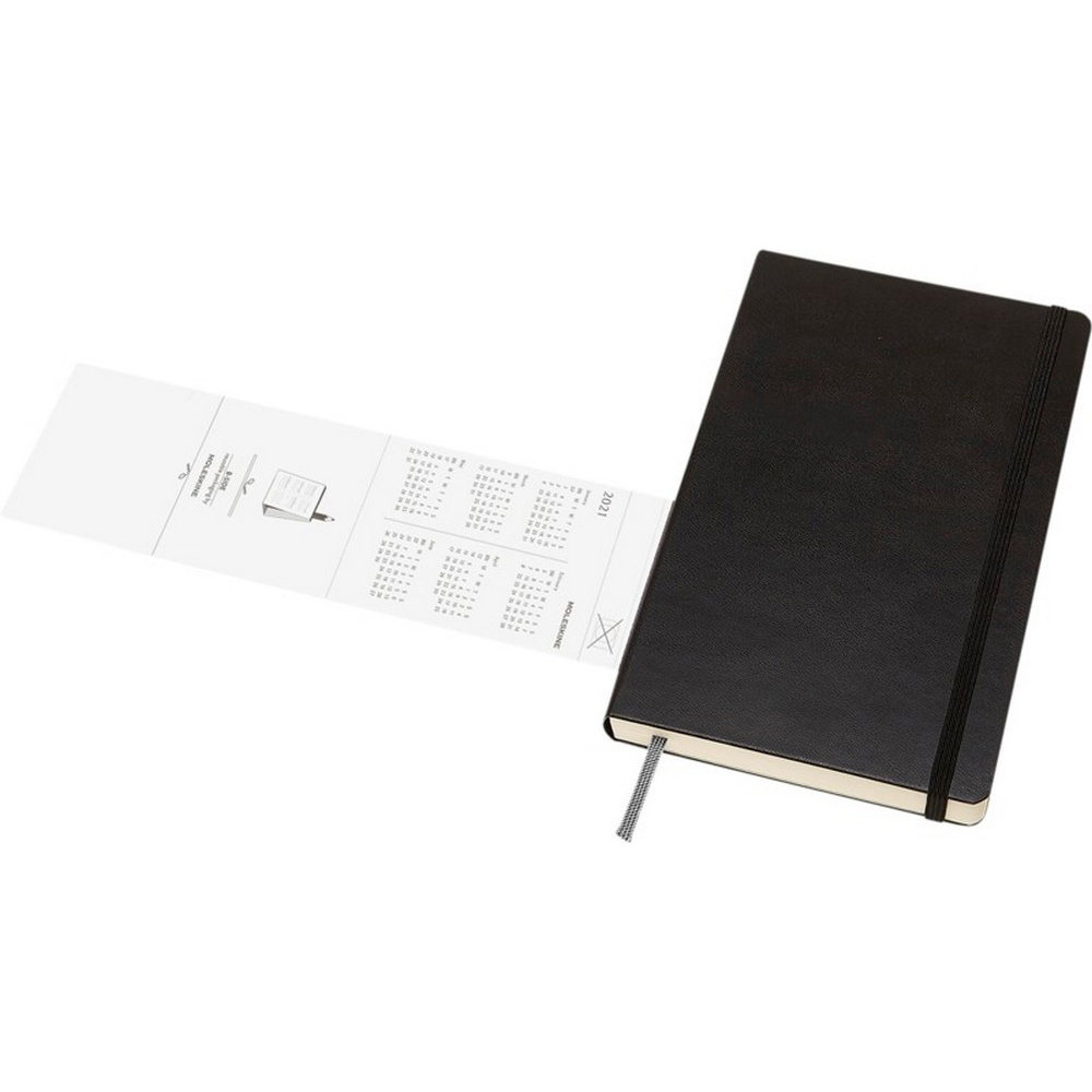 Moleskine Large Deep Black Daily Planner Image 2