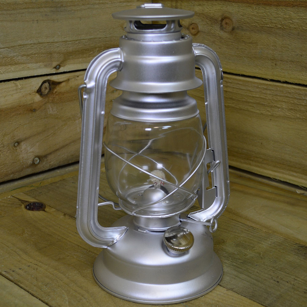 Samuel Alexander Paraffin Hurricane Silver Camping Lantern Light Image 2