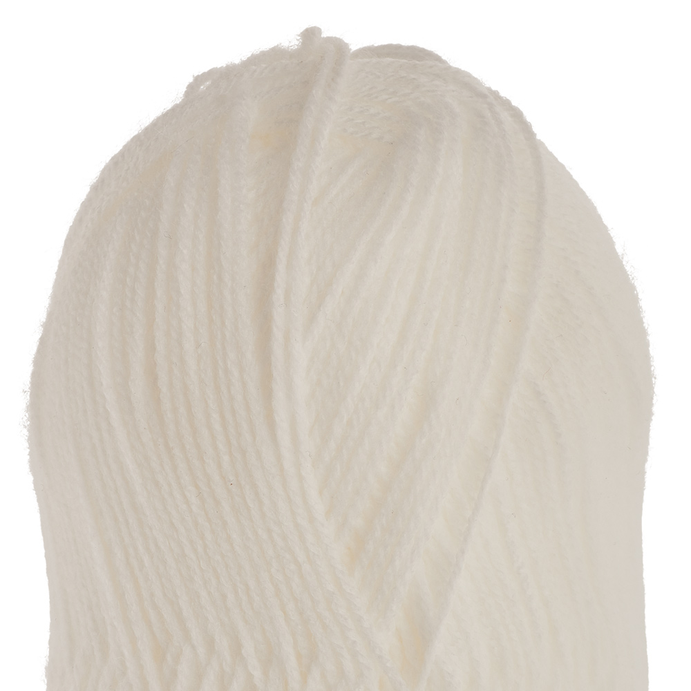 Wilko Double Knit Yarn White 100g Image 2