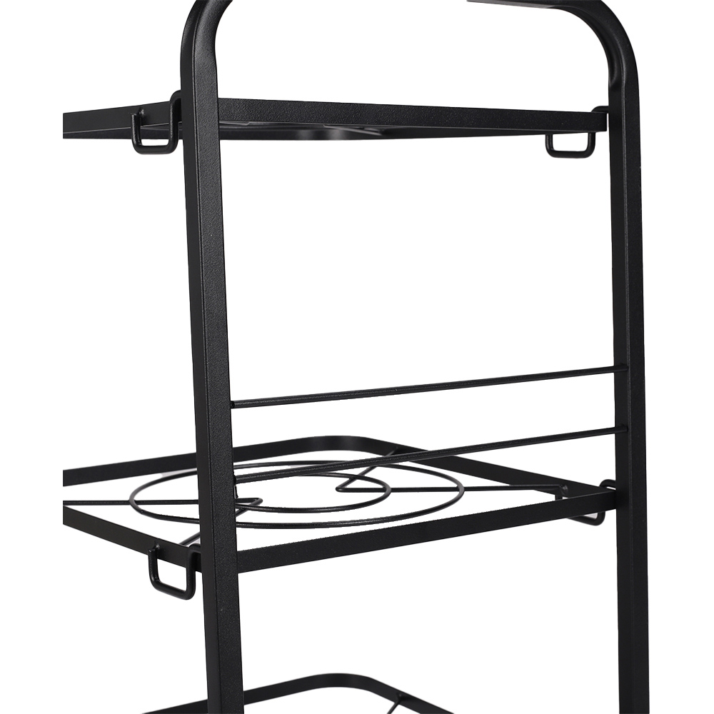 Living and Home 4 Tier Kitchen Pot Pan Organiser Rack Image 4