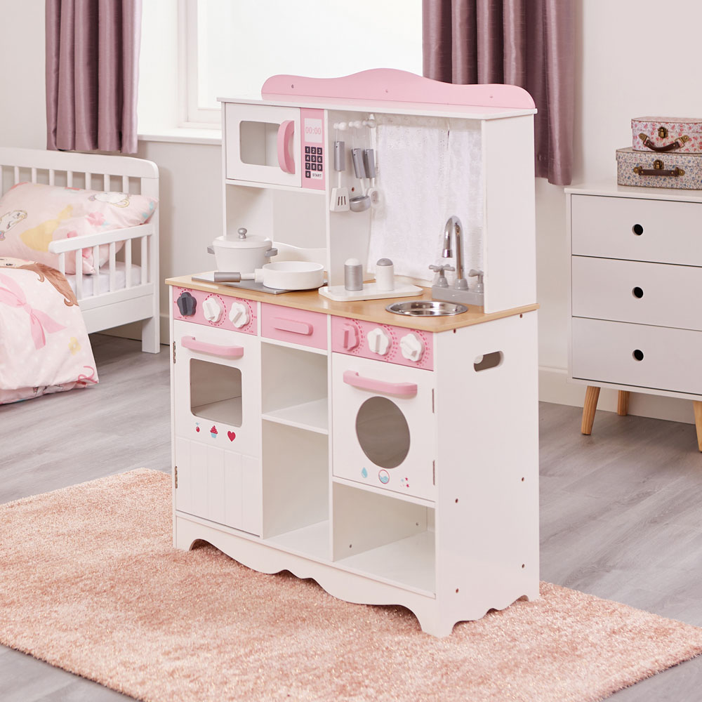 Liberty House Toys Country Play Kitchen with Accessories Image 2