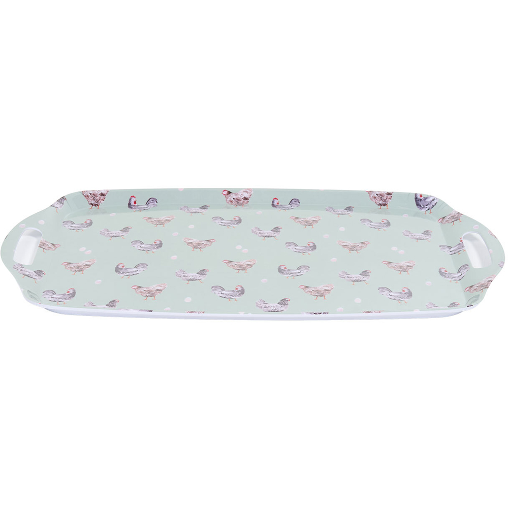Country Life Large Drinks Tray Sage Image 4