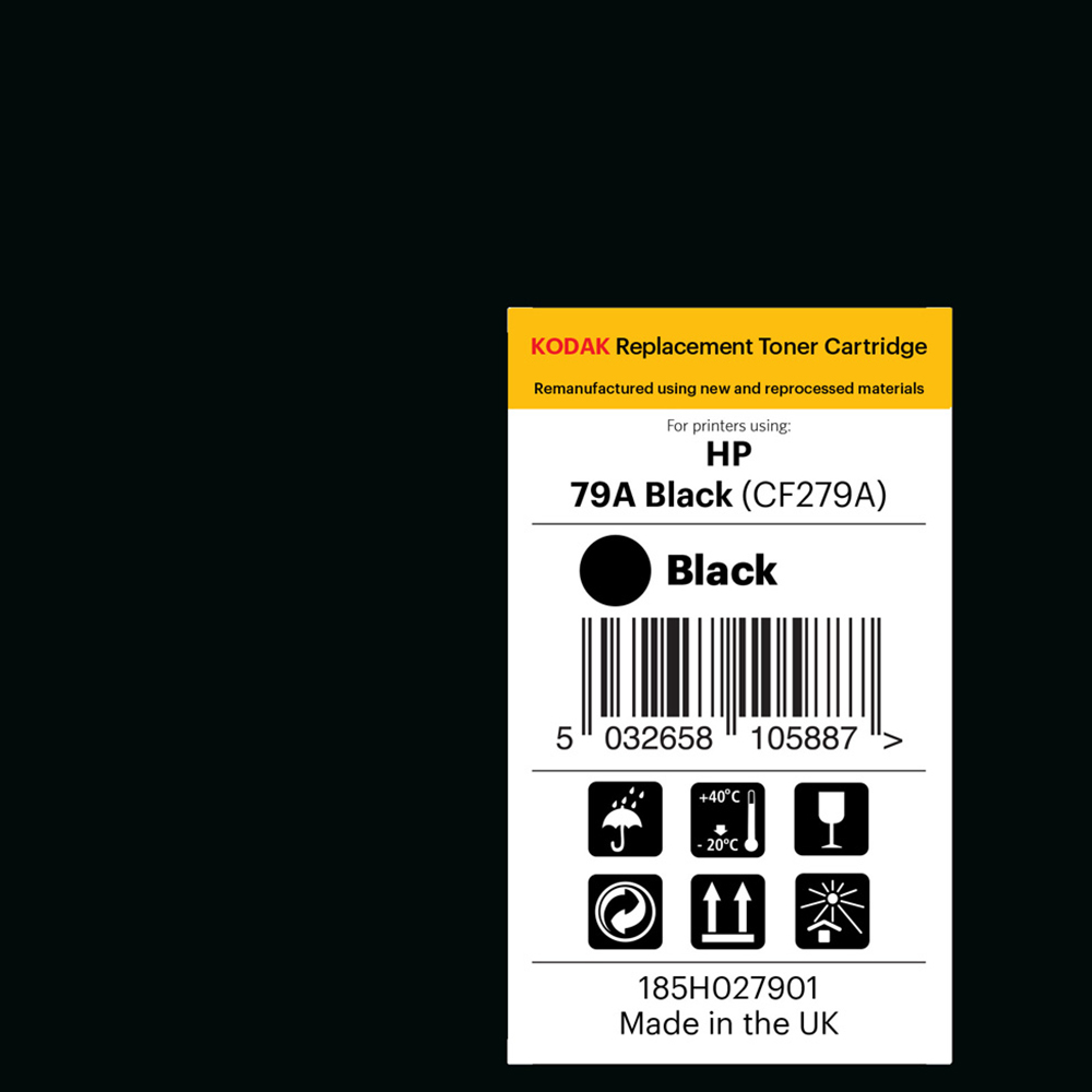 Kodak HP CF279A Black Replacement Laser Cartridge Image 2