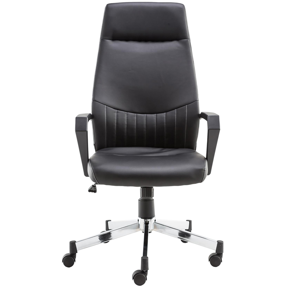 Alphason Brooklyn Designer Faux Leather High Back Chair Image 4