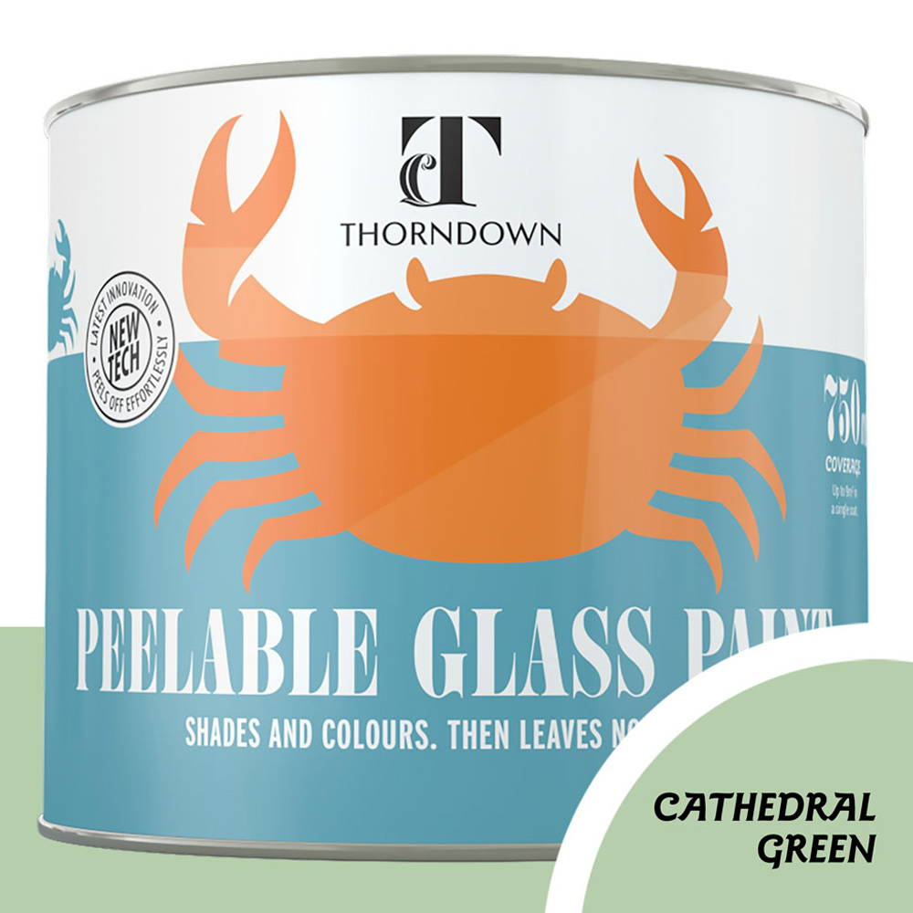 Thorndown Cathedral Green Peelable Glass Paint 750ml Image 3