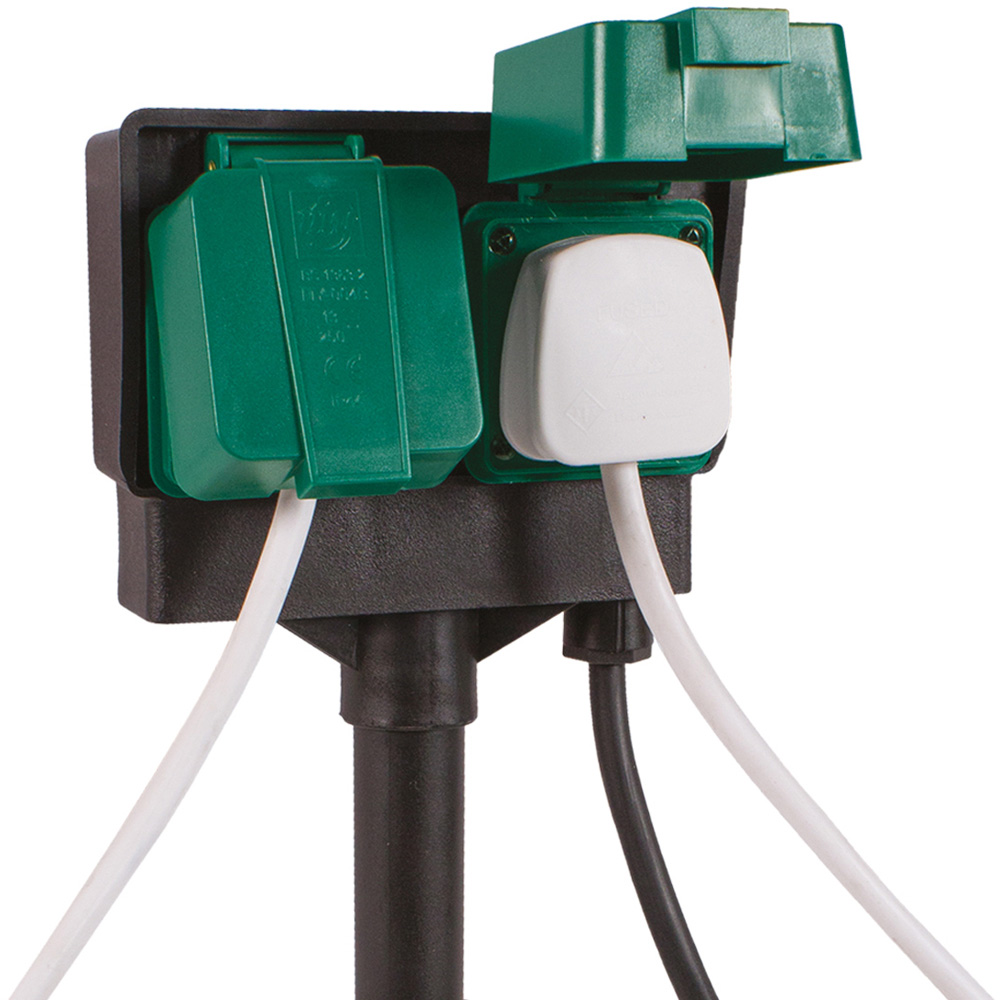 Gardenkraft Outdoor Garden Socket with 3m Cable Image 3