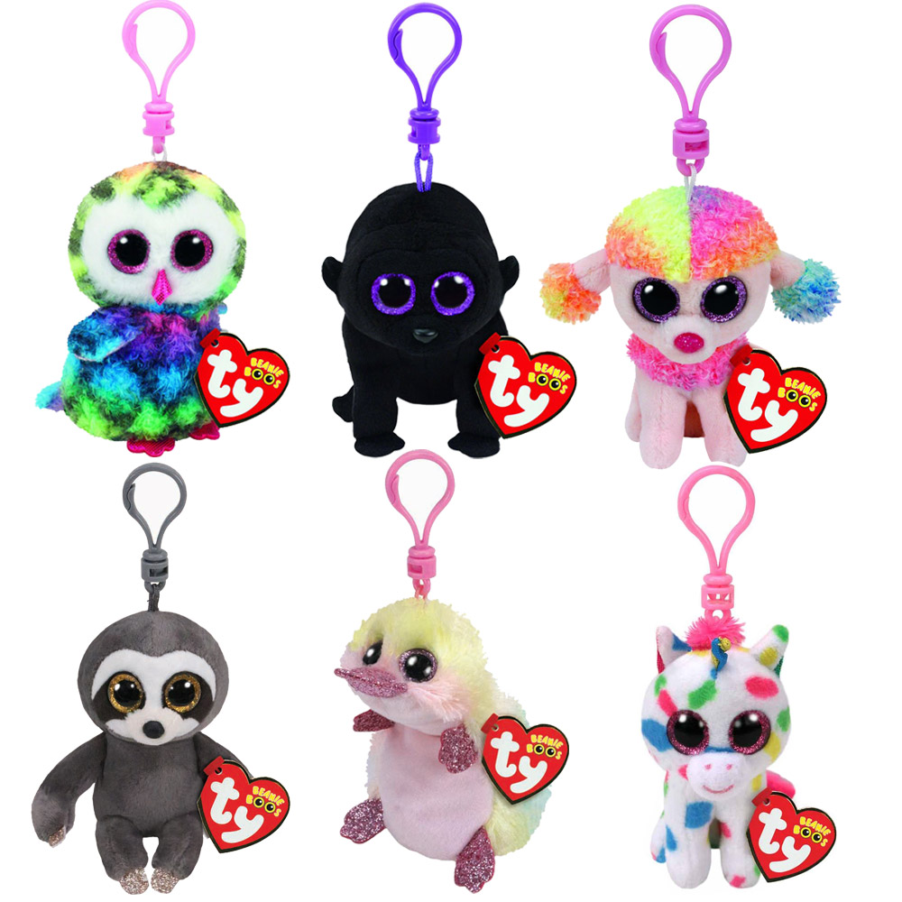 Single TY Beanie Boo Keychain in Assorted styles Image 1