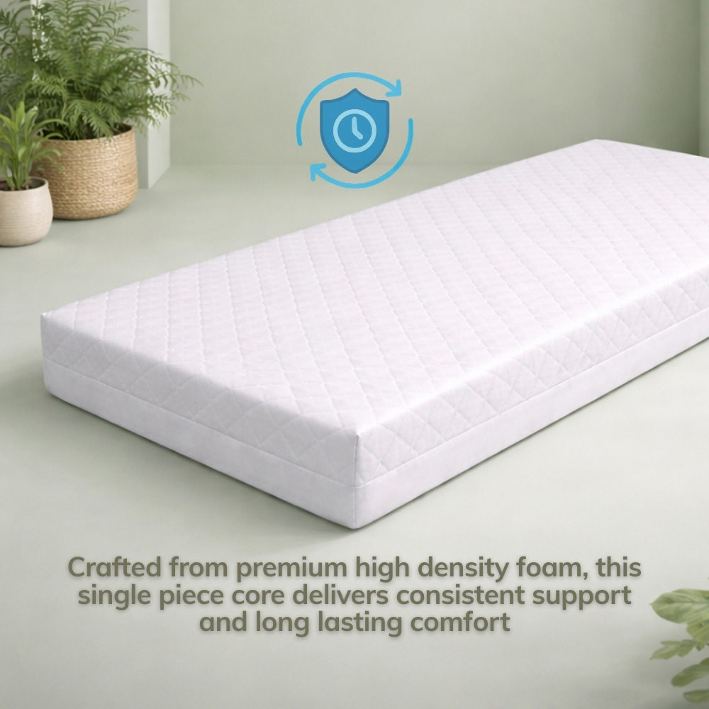 Opulent Home Waterproof Anti-Allergy Baby Cot Bed Mattress 120 x 60 x 10cm Image 5