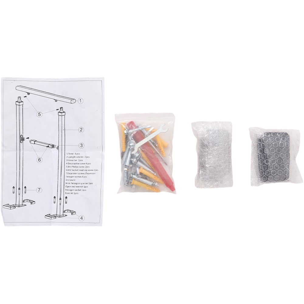 Living and Home Carbon Steel Stair 3 Step Handrail 67 x 96.5cm Image 7