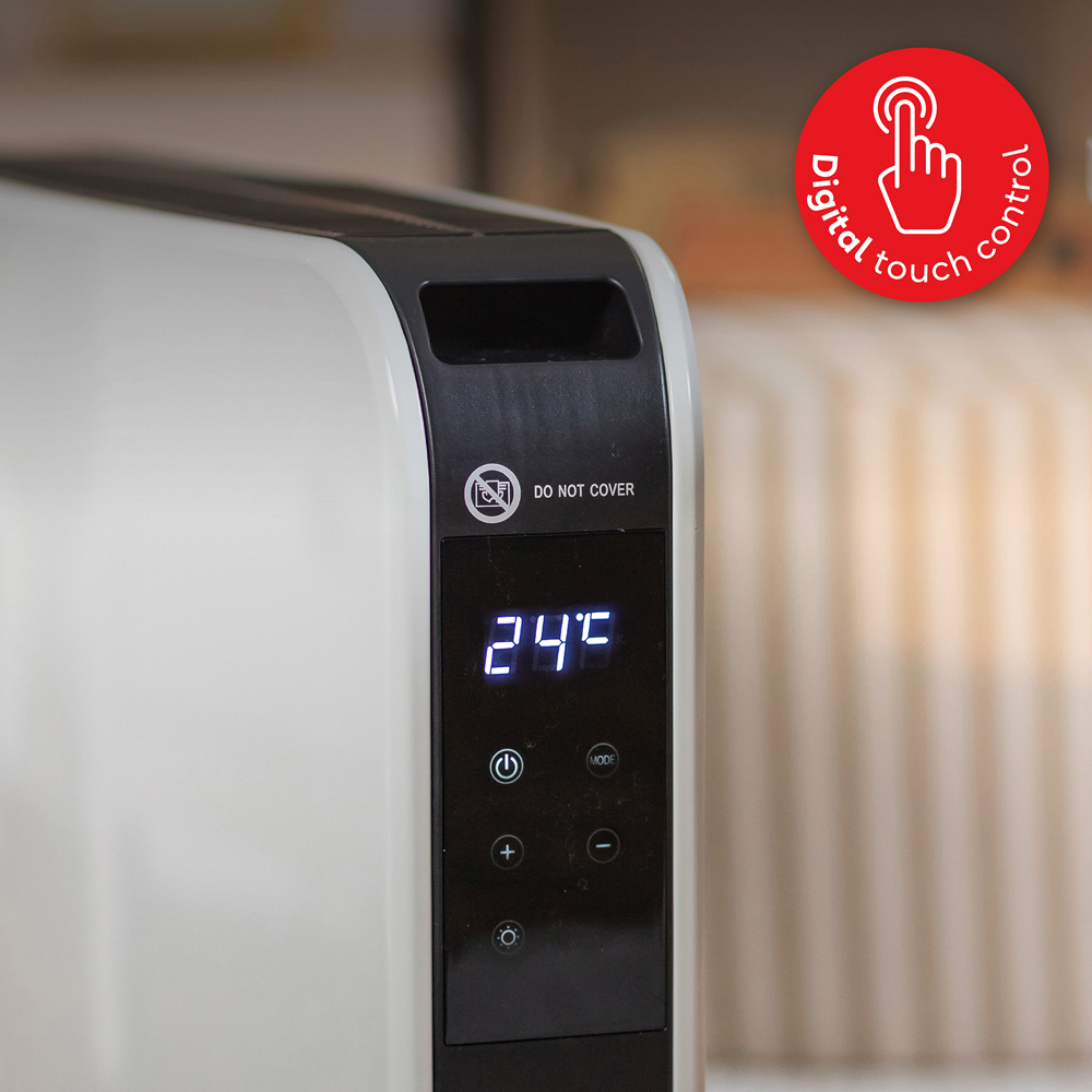 Russell Hobbs RHCVH2003W White Digital Touch Panel Convection Heater 2000W Image 6