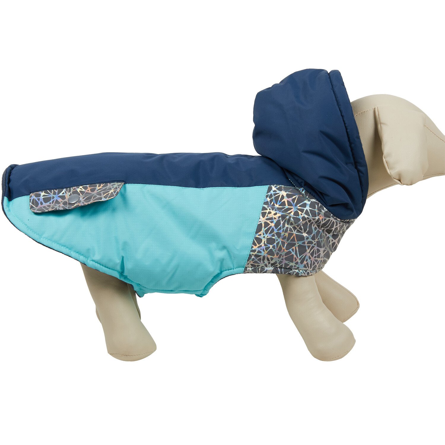Maritime Dog Coat - Ocean / Medium Image 1