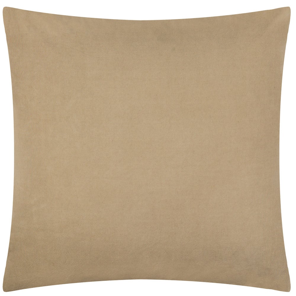Yard Tryfan Textured Cream Cotton Polyester Filled Cushion Image 2