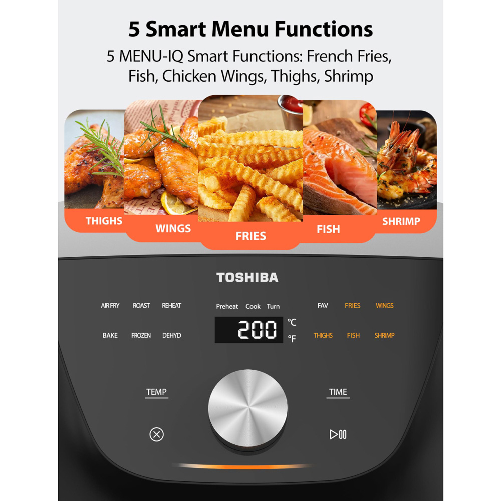 Living and Home Midea Air Fryer 7.4L Image 2