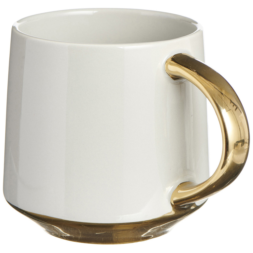 Wilko White Luxe Mug Image 2