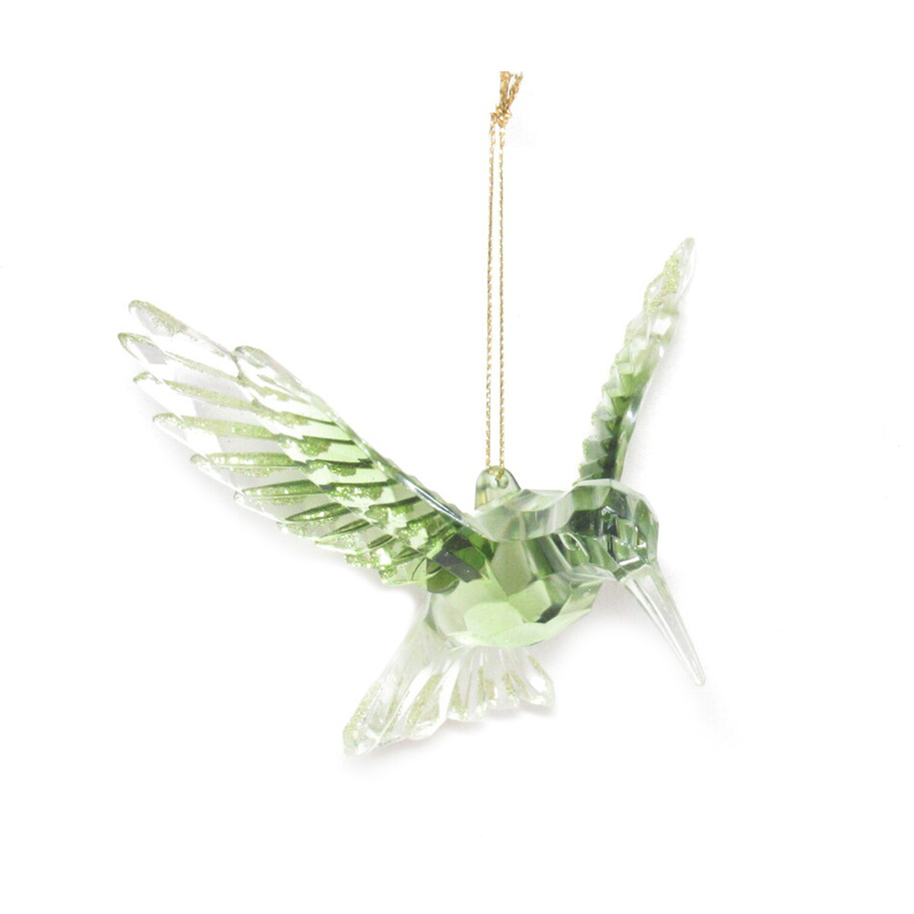 Ombre Green Hummingbird Hanging Decoration Image 6