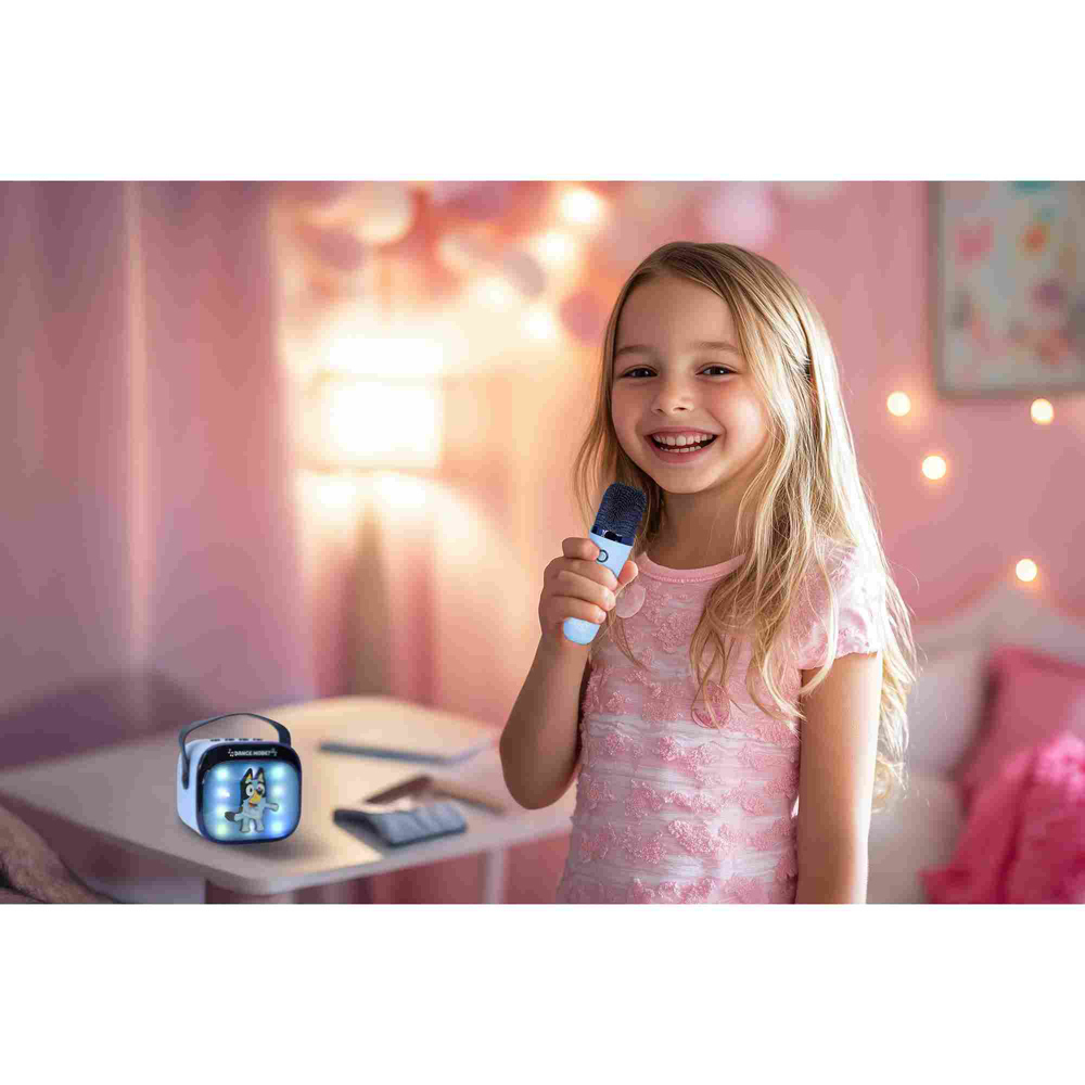 OTL Bluey PopSing LED Light-Up Wireless Karaoke Speaker and Microphone Image 2