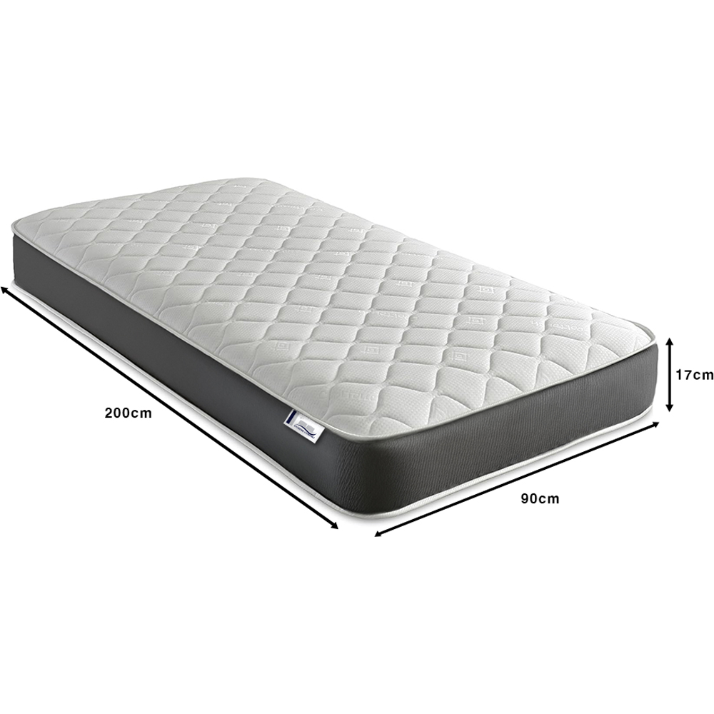 Extreme Comfort European Single Grey Foam Free Pinna Coil Inner Spring Mattress Image 5