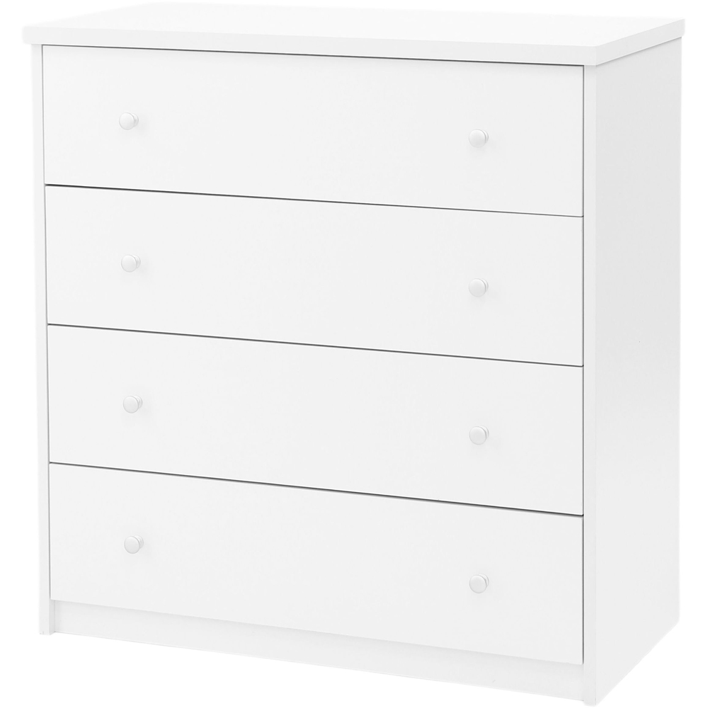 Core Products Erin 4 Drawer White Finish Chest of Drawers  Image 3