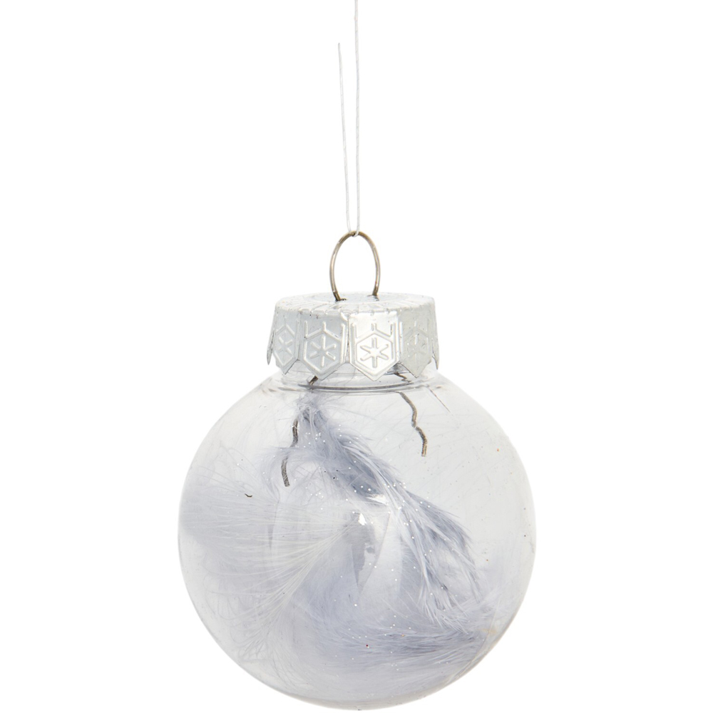 Pack of 30 Silver Baubles Image 7