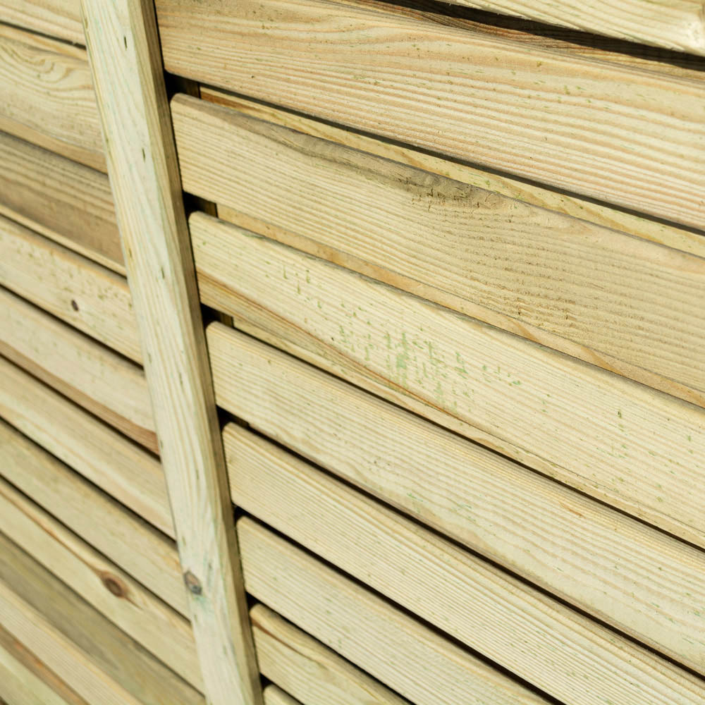 Rowlinson Cheshire Pressure Treated Contemporary Screen 6 x 4ft Image 4