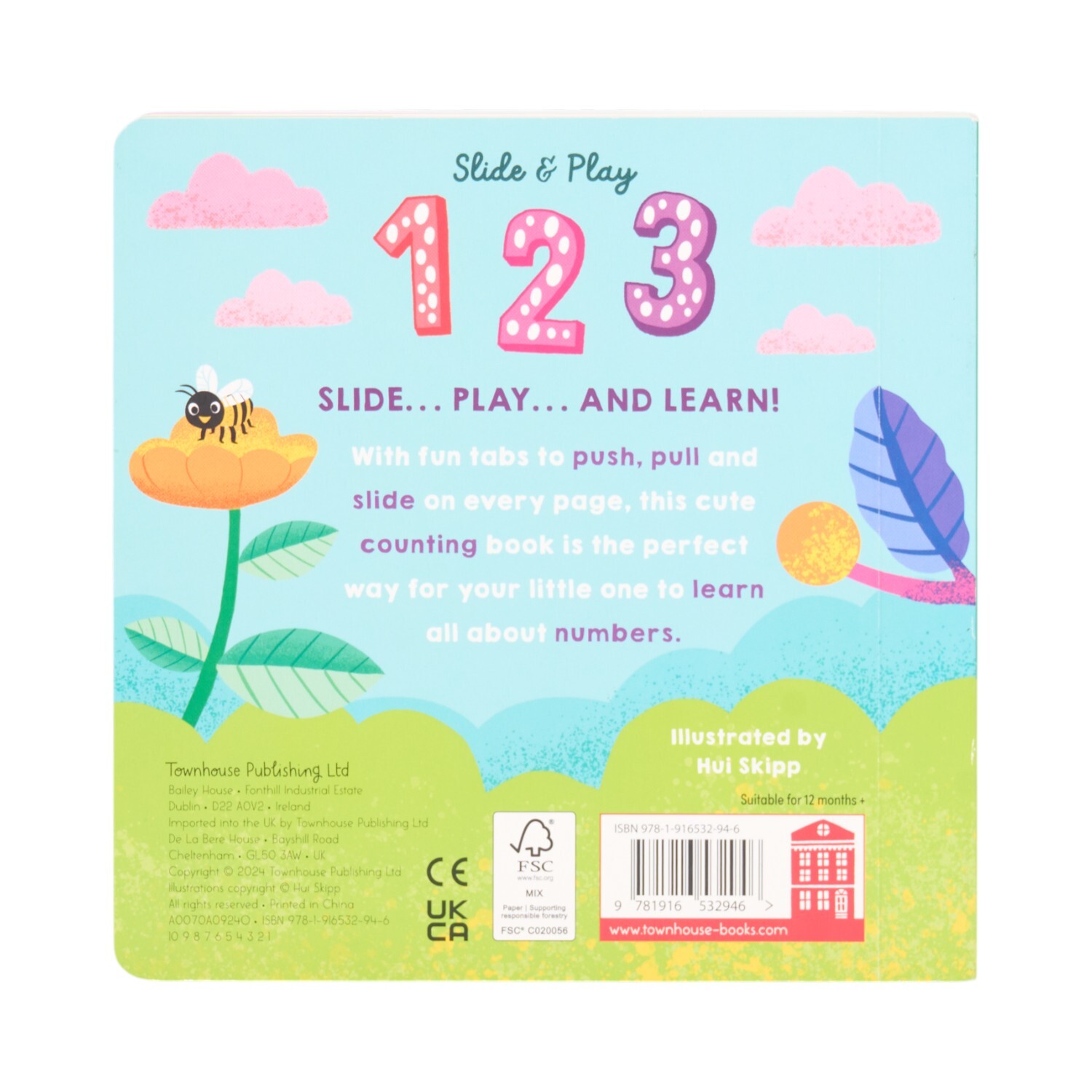 Slide and Play Colours or 123 Reading Book Image 5