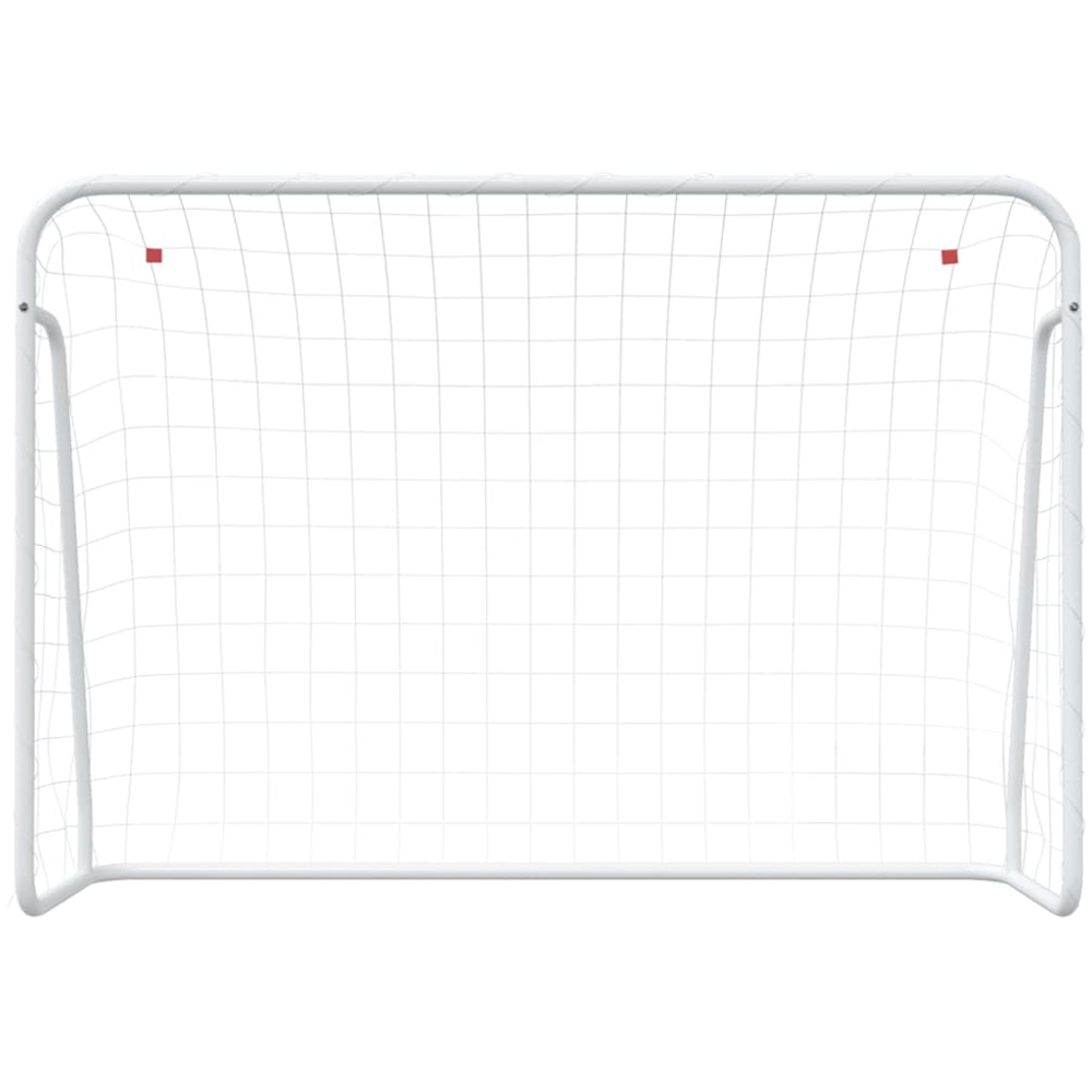 vidaXL White Football Goal Net 5 x 7ft Image 2