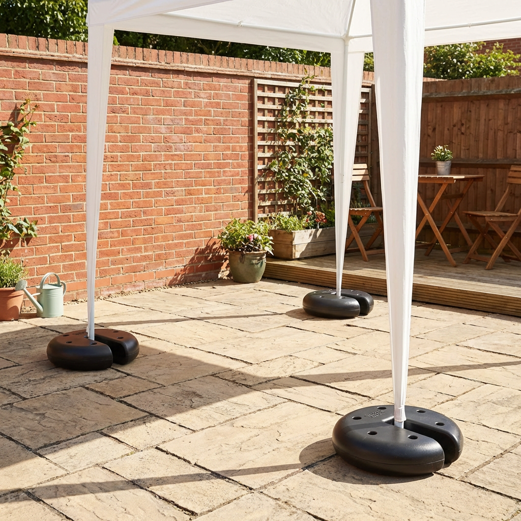 Black Gazebo Weights 4 Pack Image 3