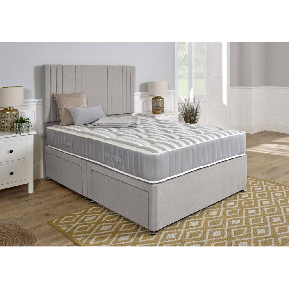 Eleganza Home Supreme Super King Size Tufted Medium Firm Pocket Spring Mattress Image 2