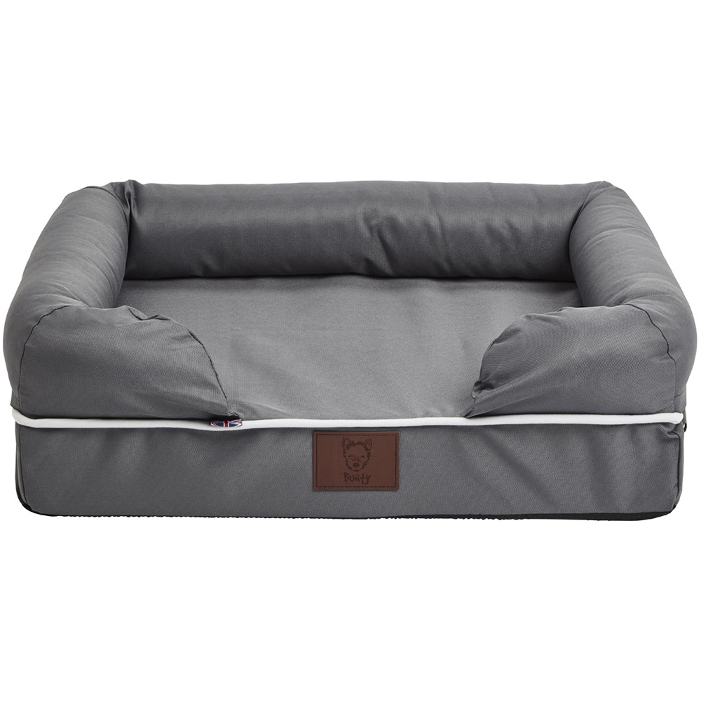 Bunty Small Grey Cosy Couch Pet Mattress Bed Image 1