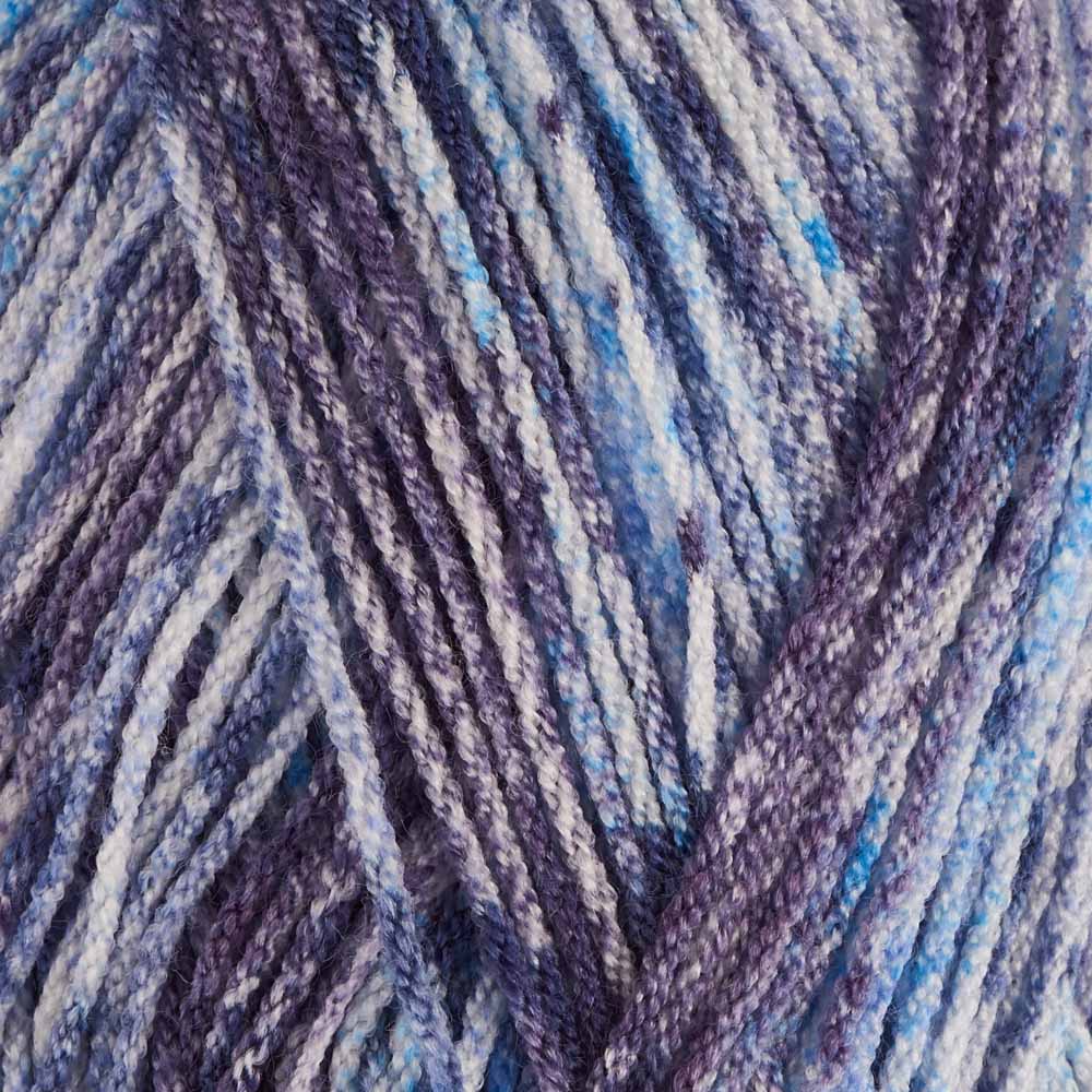 Wilko Blue Chainette Yarn 100g Image 2