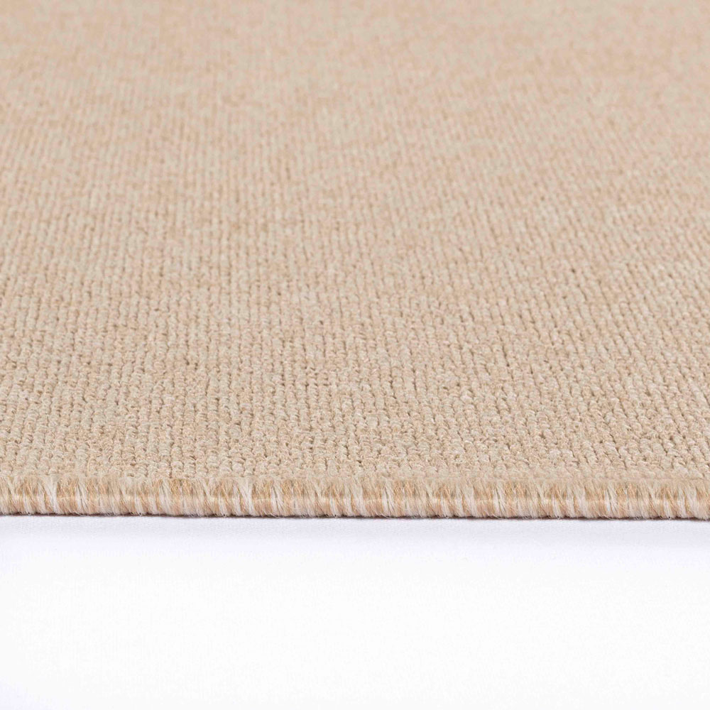 Desire Rugs Simple Light Beige Low Pile Felt Backing Tufted Rug 290 x 200cm Image 3