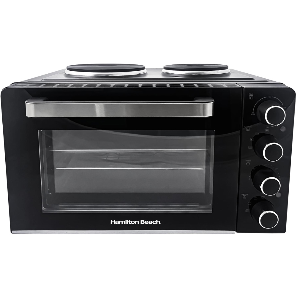 Hamilton Beach HBKTOB Brushed 1.7L Kettle 2 Slice Toaster and 2L Mini Oven Kitchen Bundle Image 4