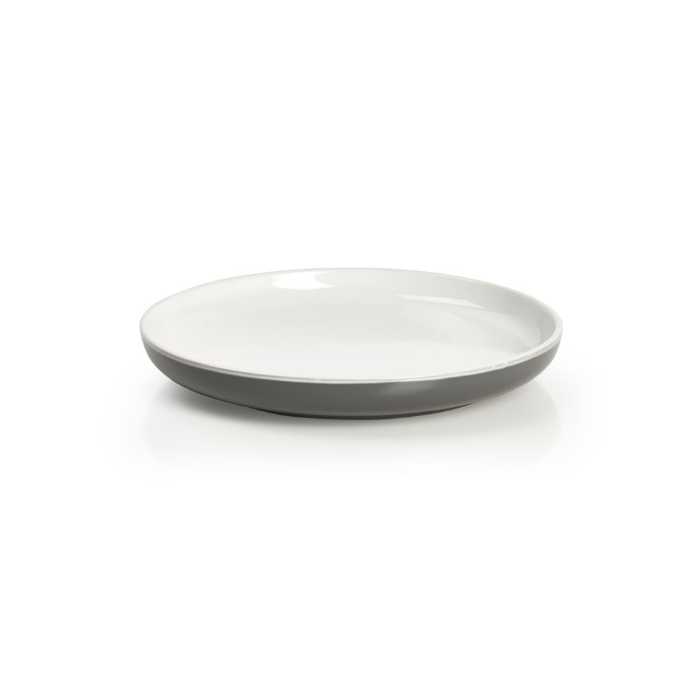 Wilko Utility Grey Side Plate 19cm Wilko