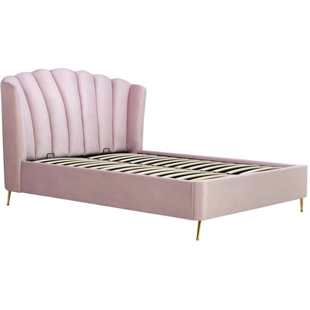 Birlea Lottie Double Pink Ottoman Bed Image 2