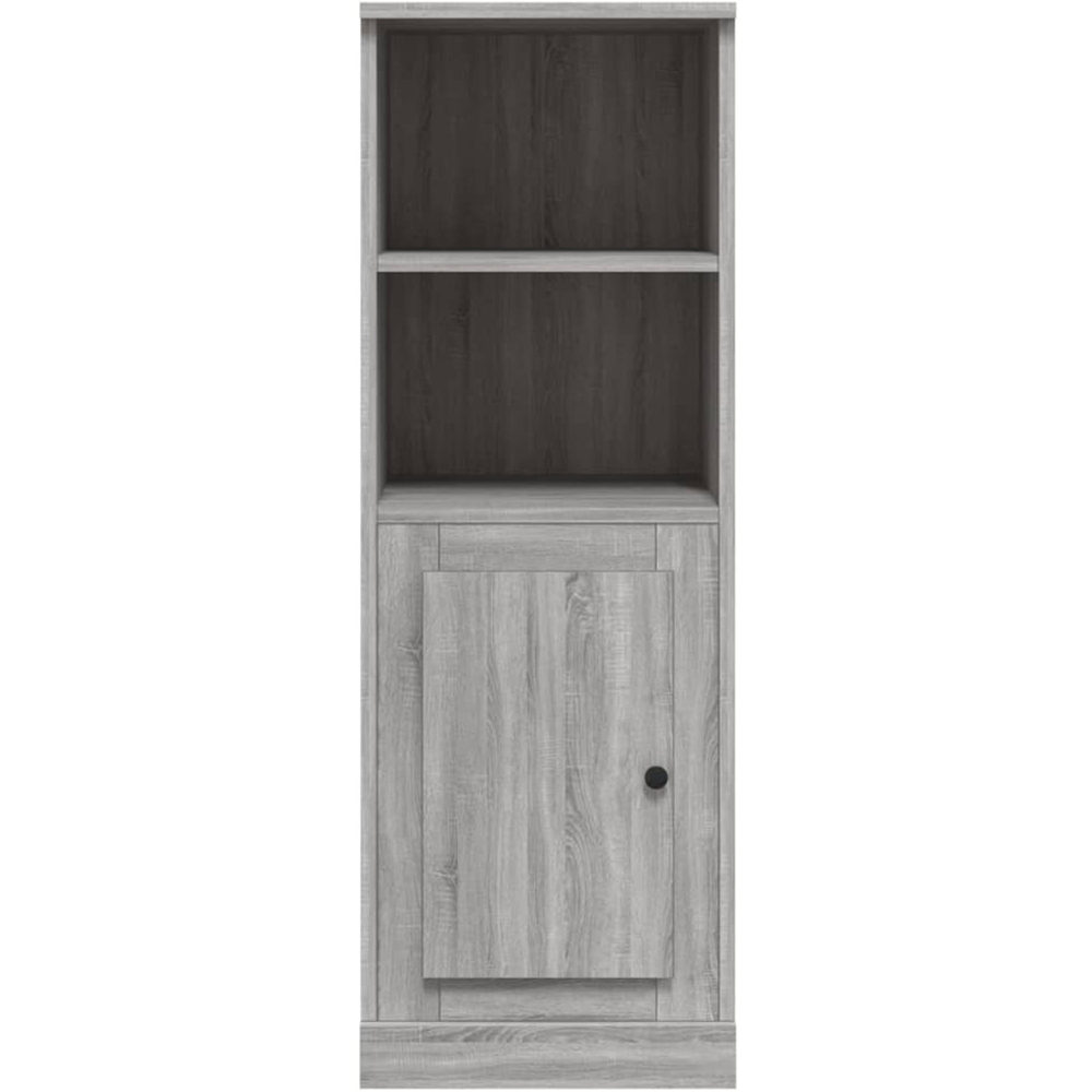 vidaXL Single Door 2 Shelf Grey Sonoma Highboard Image 6