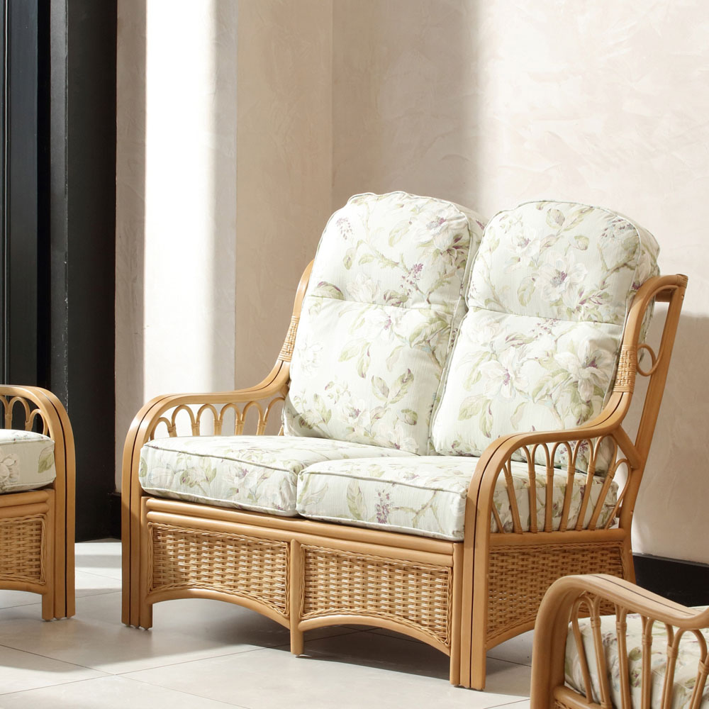 Desser Furniture Vale 2 Seater Light Oak Lily Sofa Image 6