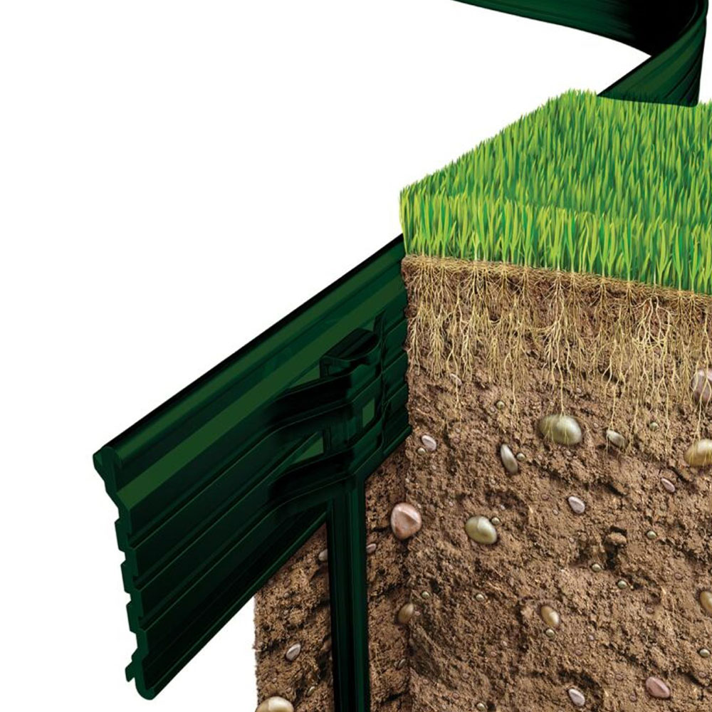 Swift Foundations Swift Edge 6m Green Garden Edging Image 4