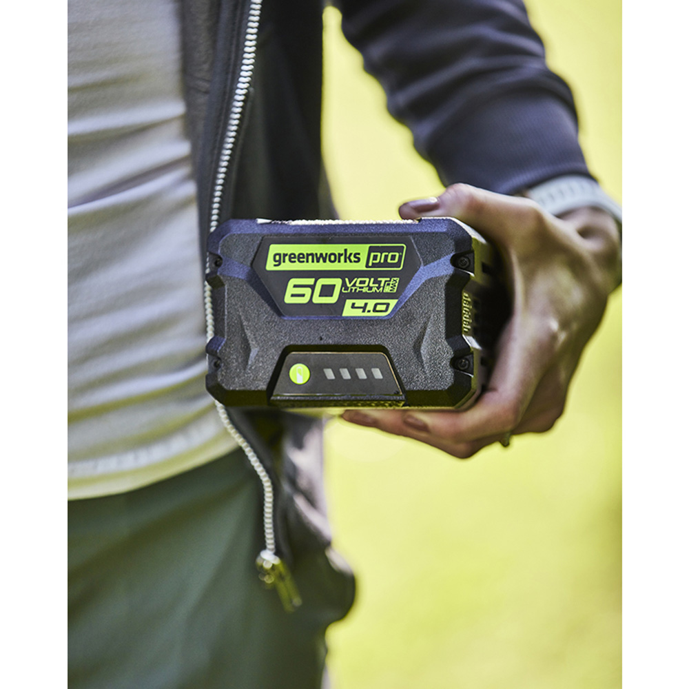 Greenworks 60V 4Ah Battery and 2A Charger Kit Image 3