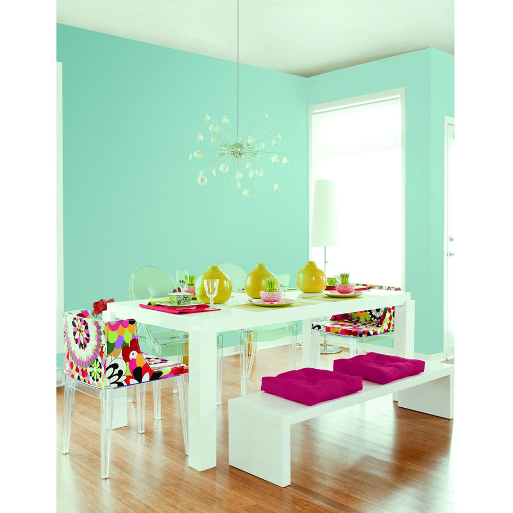 Johnstones One Coat Matt Paint - New Duck Egg Image 4